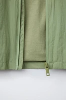 HOODED WATER REPELLENT RAINCOAT