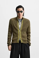 ZIP CARDIGAN