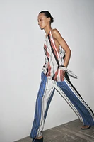 PANTALON À RAYURES ZW COLLECTION