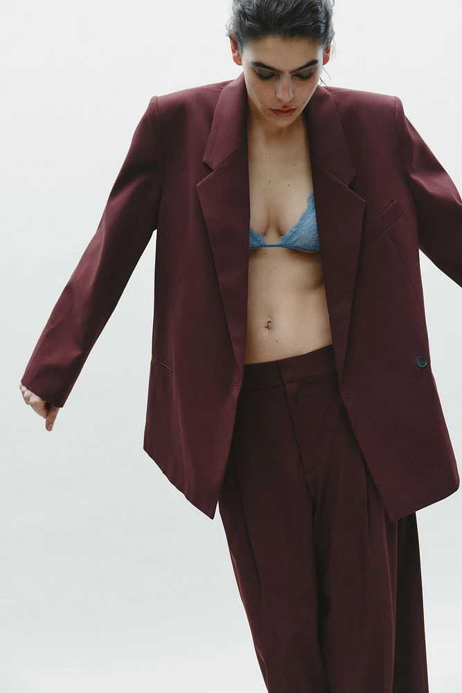 OVERSIZED DOUBLE BREASTED BLAZER