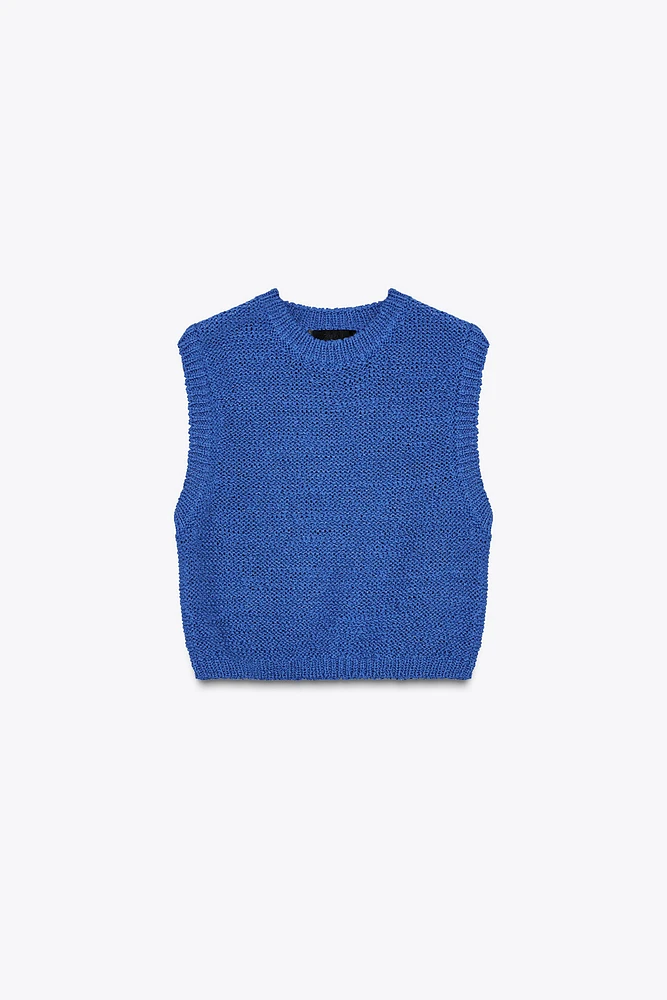 KNIT CROP TOP