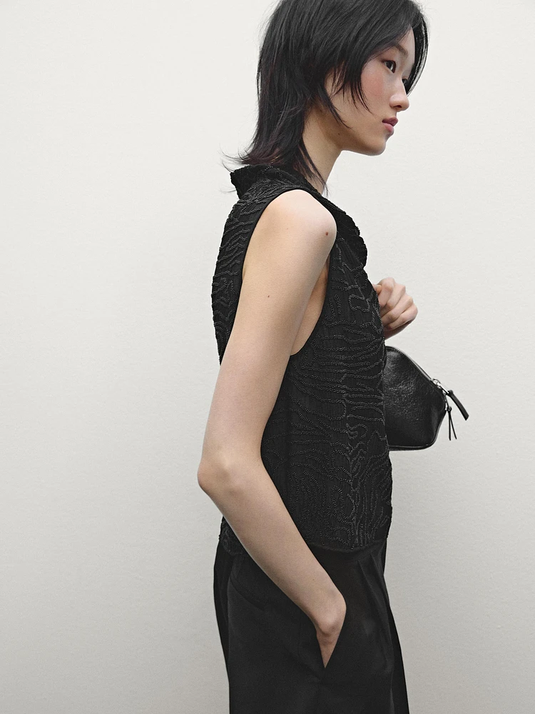 Top with beading