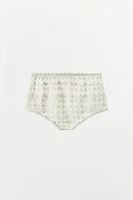 EMBROIDERED MINI SHORTS