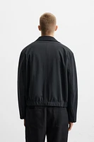 ZIP-UP FLOWY JACKET