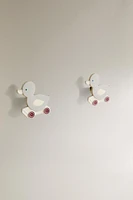 LOT BOUTONS DE PORTE ENFANTS PETITS CANARDS (LOT DE 2)