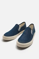 CHAUSSURES DENIM SANS LACETS