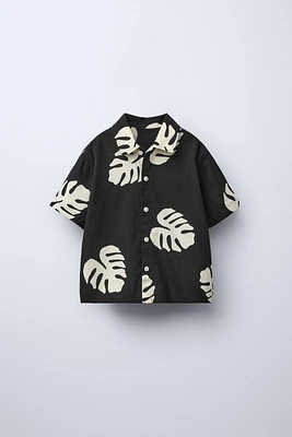 LEAF PRINT SHIRT