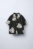 LEAF PRINT SHIRT
