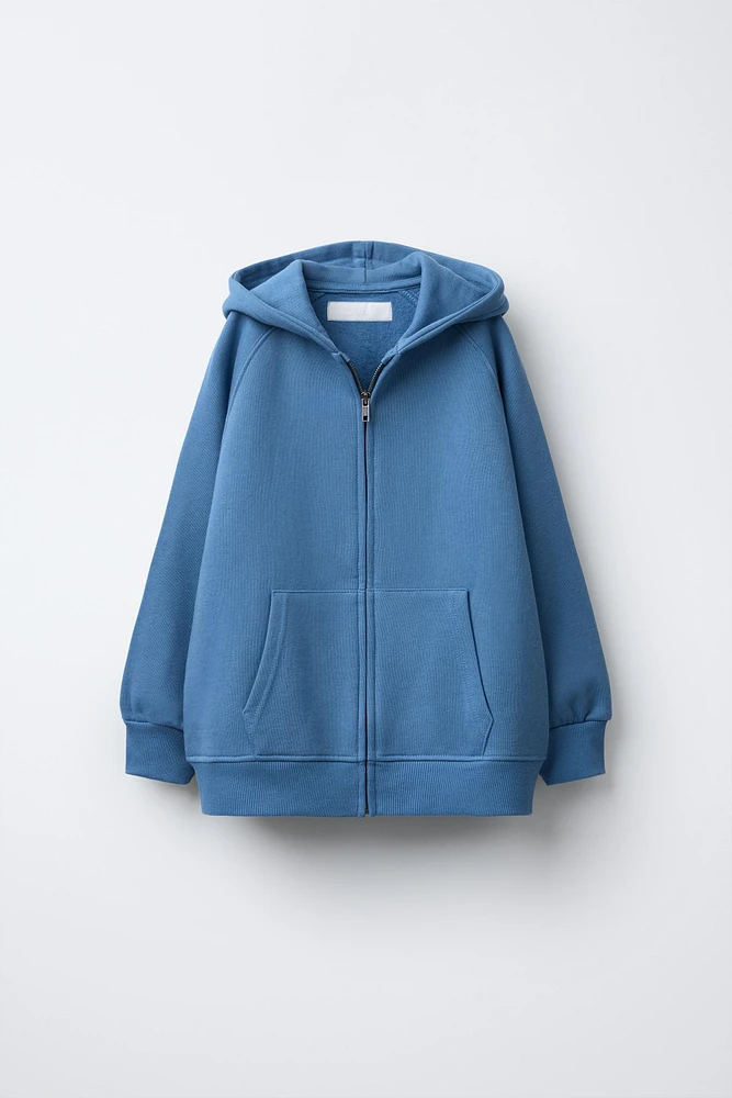 SWEAT À CAPUCHE ZIPPÉ