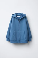 SWEAT À CAPUCHE ZIPPÉ