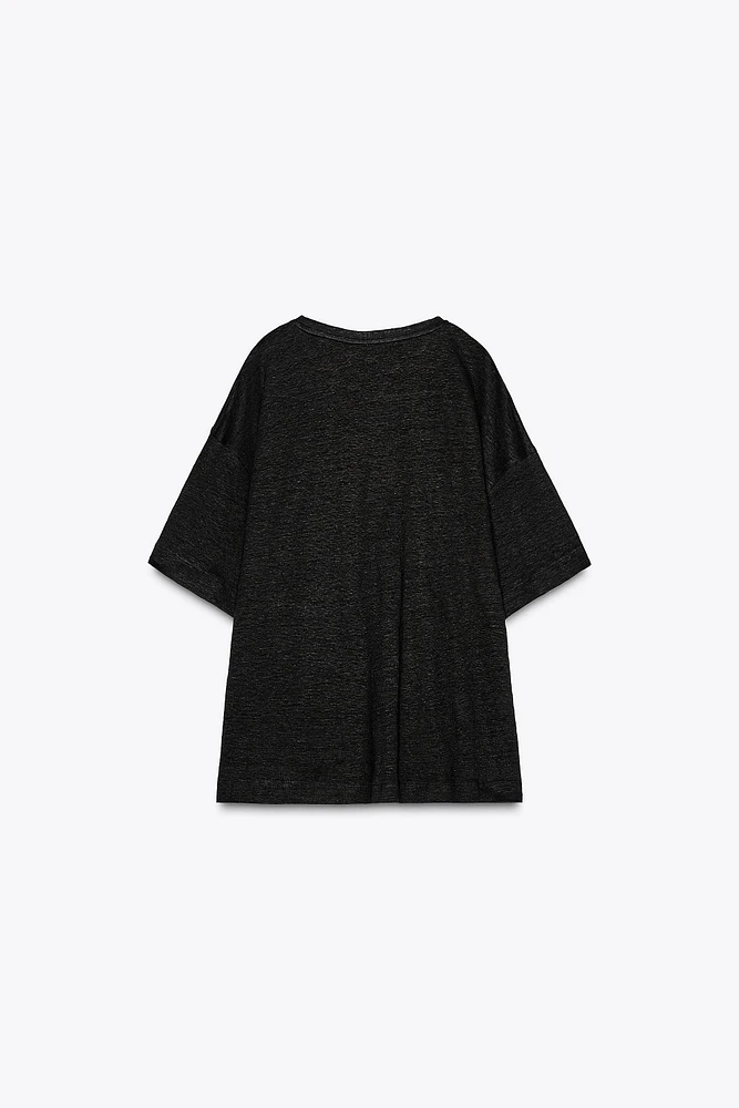 LINEN BOW T-SHIRT X FANGLU LIN