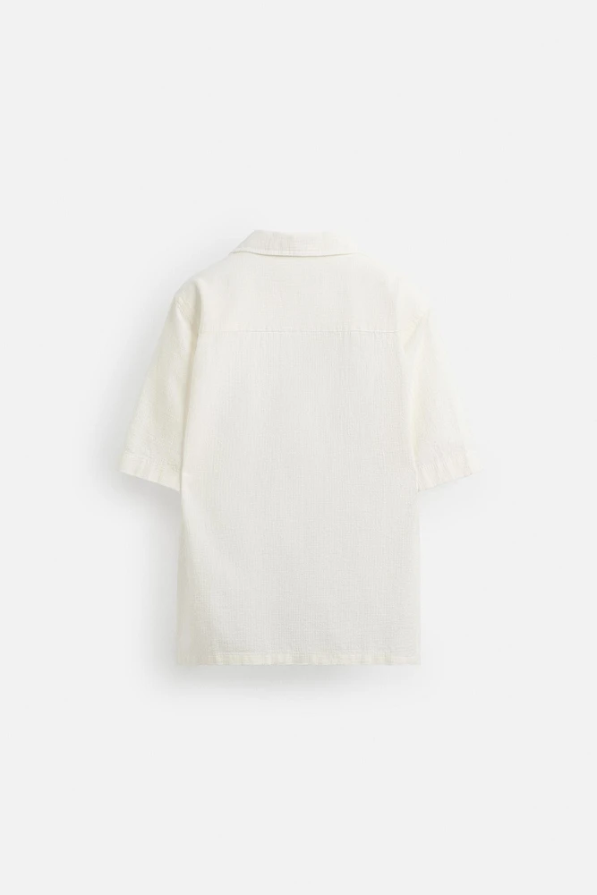 TEXTURED JACQUARD SHIRT