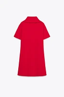 SHORT PLAIN KNIT DRESS