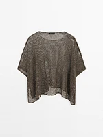 Short cutwork cape