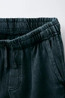 WASHED EFFECT JOGGER PANTS