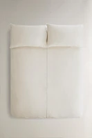 TOPSTITCHED DUVET COVER