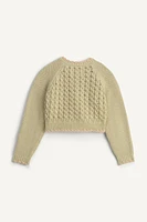 BRAIDED KNIT CARDIGAN LIMITED EDITION