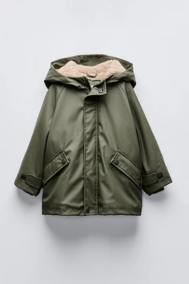 RUBBERIZED LINED RAINCOAT