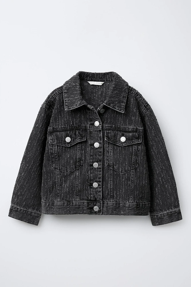 DISTRESSED DENIM JACKET