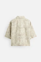 ABSTRACT PRINT OVERSHIRT