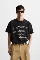 TEXT PRINT T-SHIRT