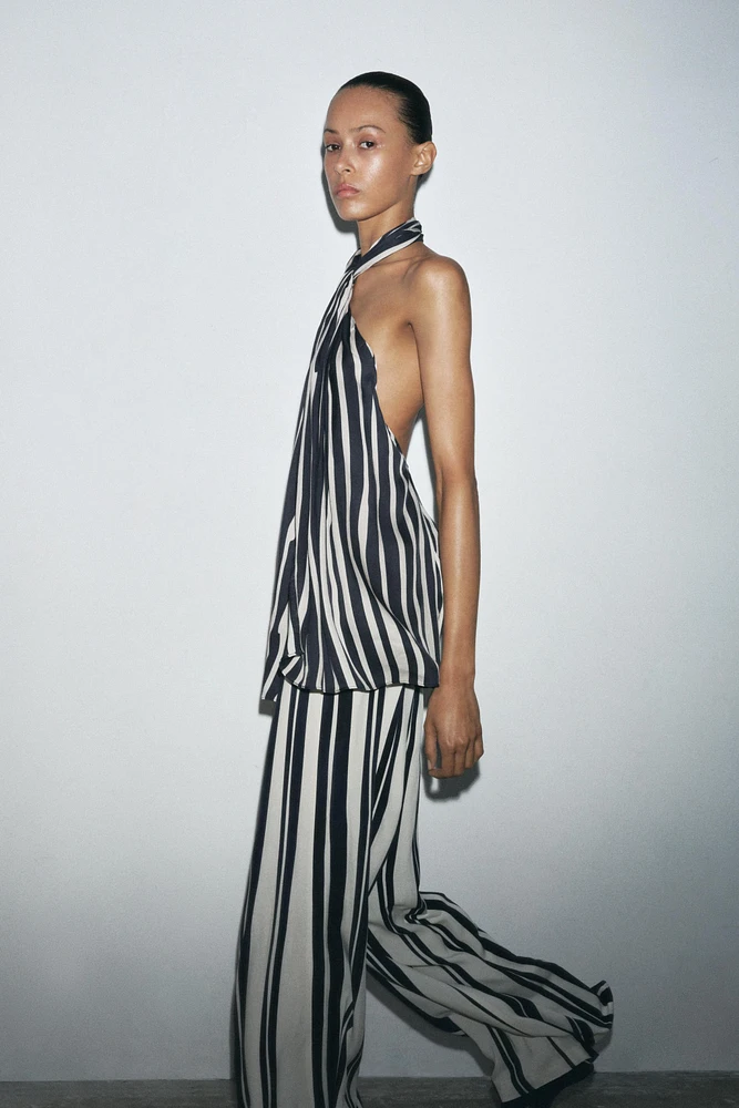 TOP HALTER RAYURES ZW COLLECTION