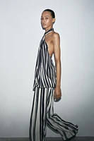 TOP HALTER RAYURES ZW COLLECTION