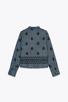 POMPOM EMBROIDERED TOP