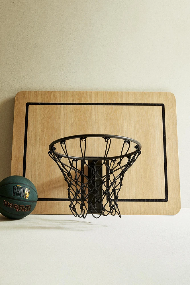 PANIER DE BASKET MURAL BOIS