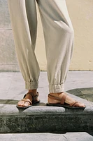 CUFFED HEM PANTS