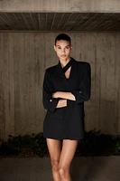 BLAZER WITH ROLLED-UP SLEEVES