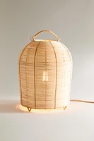 RATTAN TABLE LAMP