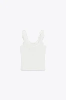 CROCHET STRAP TANK TOP