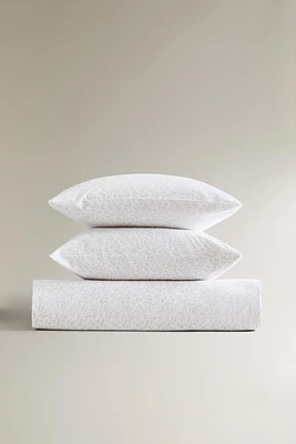 HOUSSE DE COUETTE IMPRIMÉ FEUILLES