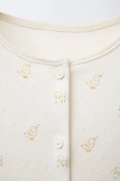 POINTELLE PRINT BODYSUIT AND JACKET PACK