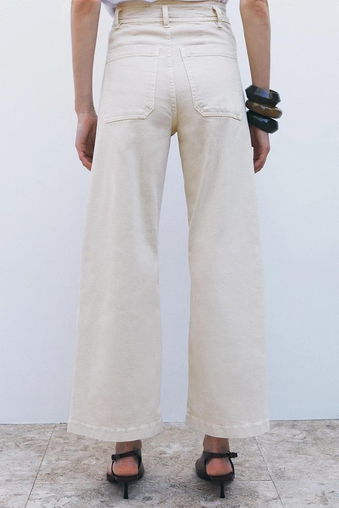 ZW COLLECTION HIGH WAIST WIDE LEG JEANS