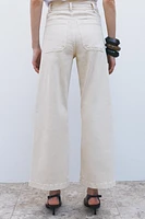 ZW COLLECTION HIGH WAIST WIDE LEG JEANS