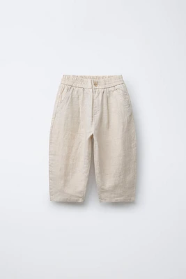 100% LINEN BALLOON PANTS
