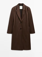 Manteau long satiné - Studio