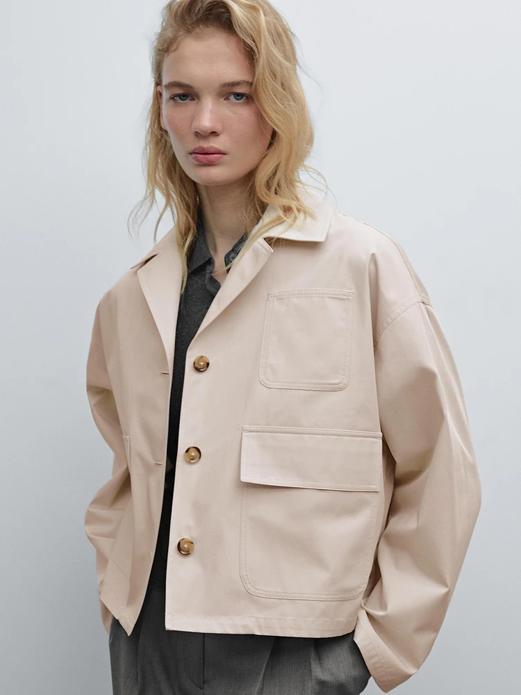 Veste cape déperlante