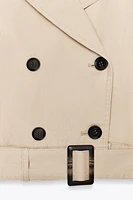 ELASTIC HEM CROPPED JACKET