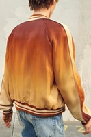 LIMITED EDITION OMBRE PRINT BOMBER JACKET
