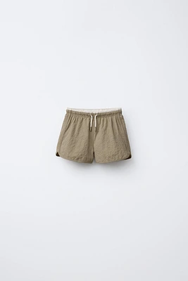 1-6 ANS/ BERMUDA DE BAIN TEXTURÉ