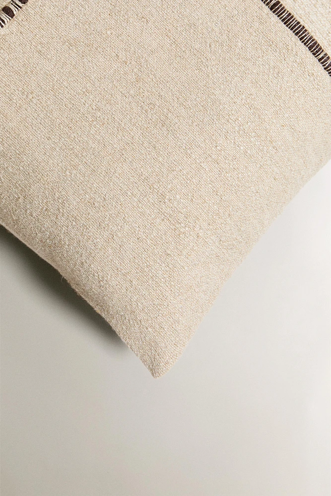 LINED THROW PILLOW COVER