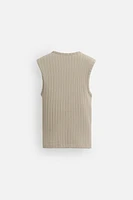 RIBBED TANK TOP