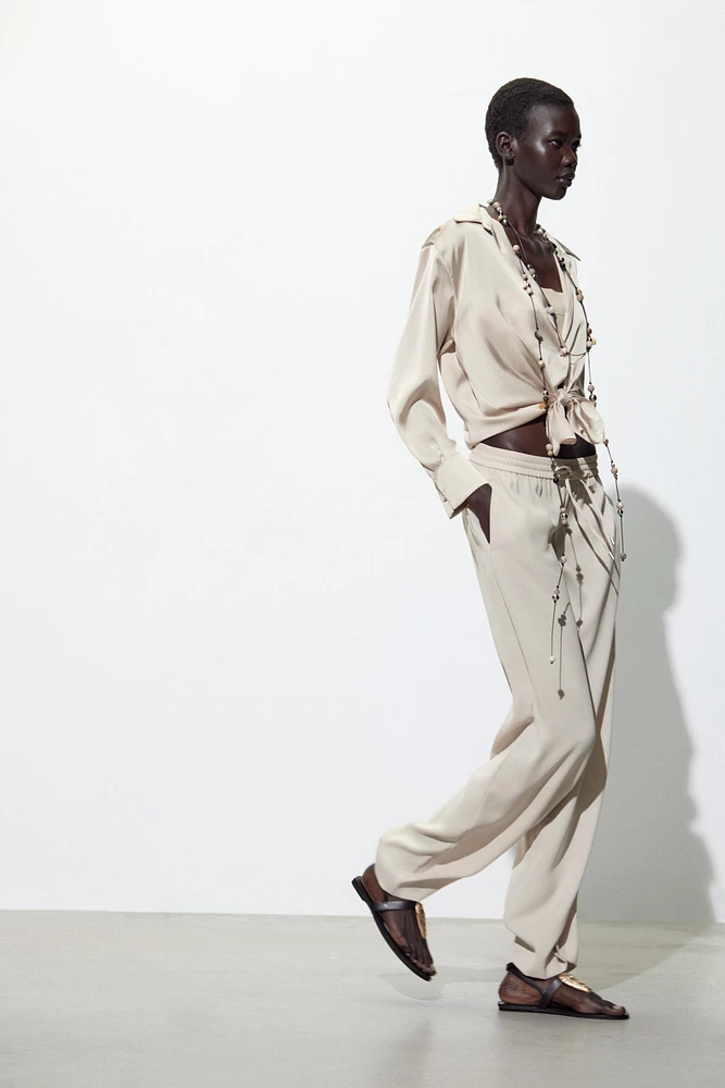 PANTALON FLUIDE STYLE PYJAMA