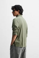 LIGHTWEIGHT COTTON POLO SHIRT