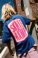 RAISED TEXT T-SHIRT