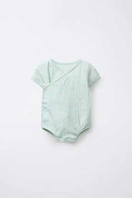 RAINBOW TEXTURED WRAP BODYSUIT