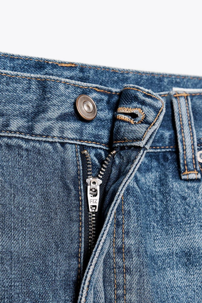 MINI JUPE EN JEAN TRF TAILLE BASSE